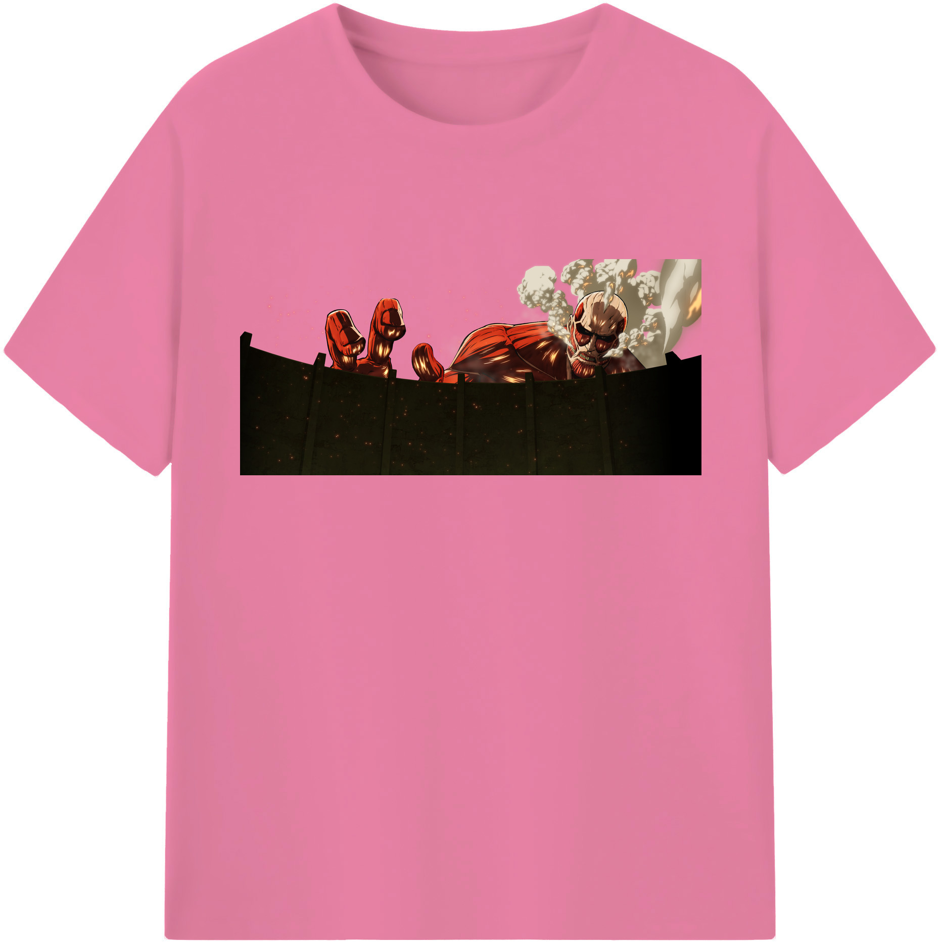 （画像用） 進撃の巨人 Attack on Titan 綿100％半袖Tシャツ（フロントプリント）